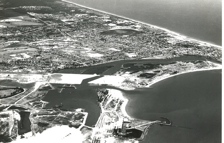 POB 1971 Historical Photo - Aerial Inner Harbour Construction - 1