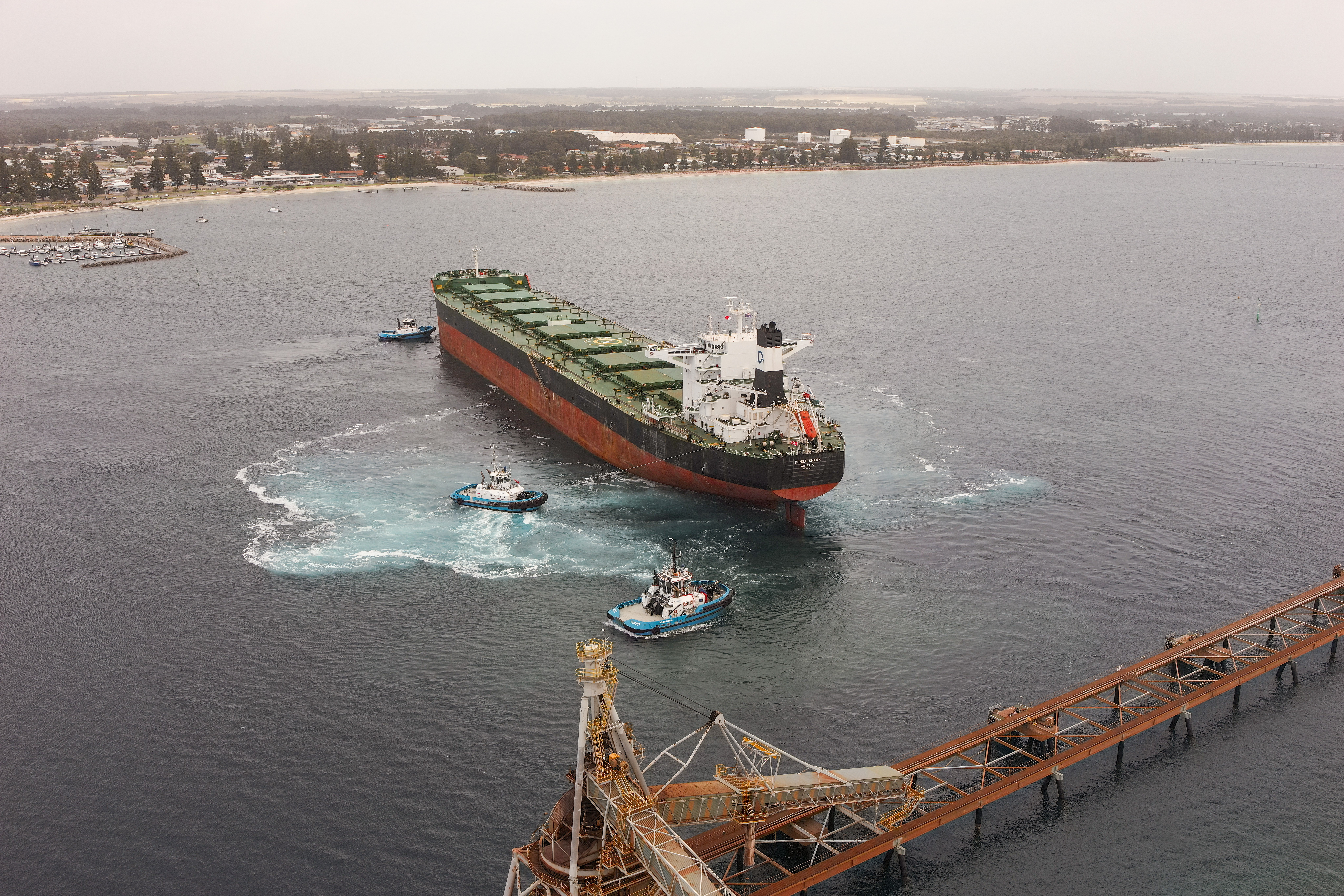 Vessel movement at Port of Esperance.