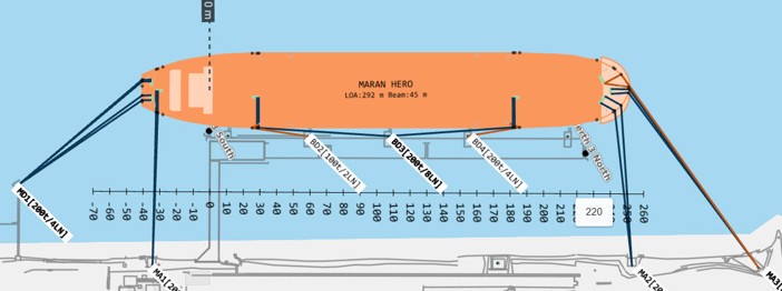 POE Berth 3 mooring lines 1 Esperance Berth 3 mooring lines cape vessels
