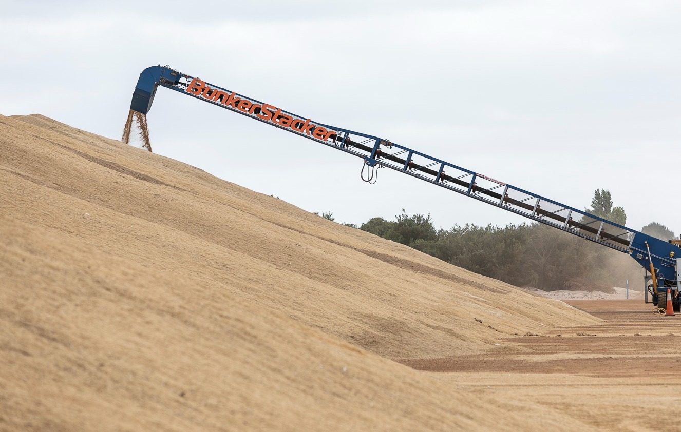 Grain pile in Bunbury