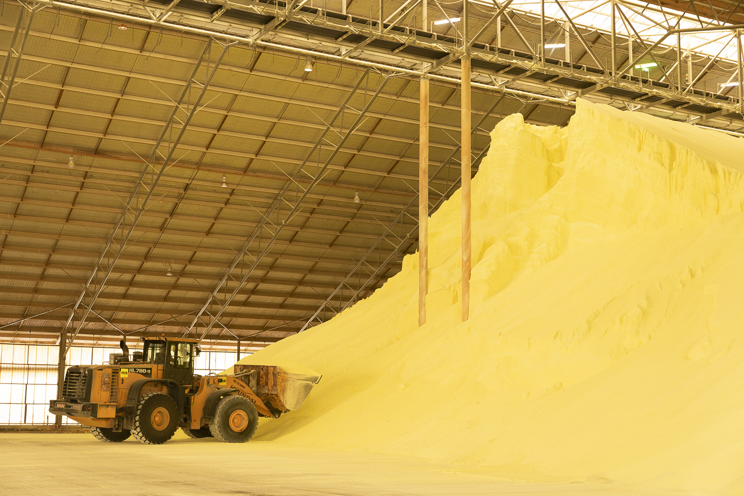 Sulphur in bulk at the Port of Esperance