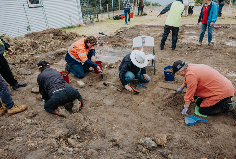 Pilot station community dig event