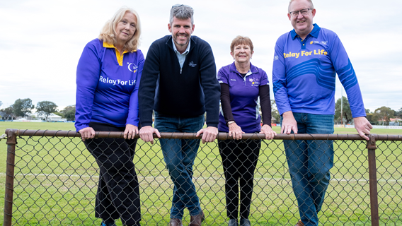 Relay for Life representatives with Southern Ports Interim General Manager South West