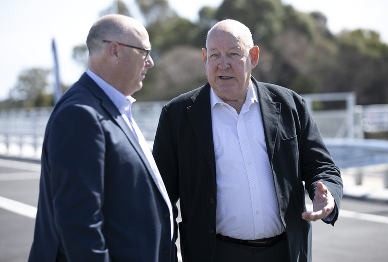 Bunbury PCCC representative with Southern Ports CEO