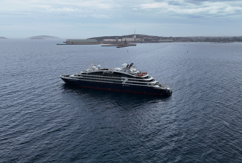 Cruise arrival in Esperance