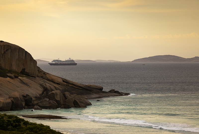 Cruise arrival in Esperance