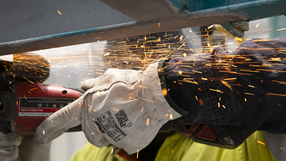 Power tools on site