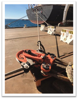 POE Berth 1 and 2 mooring lines 1 Esperance Berth 1 and 2 mooring lines