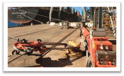 Esperance Berth 1 and 2 mooring lines