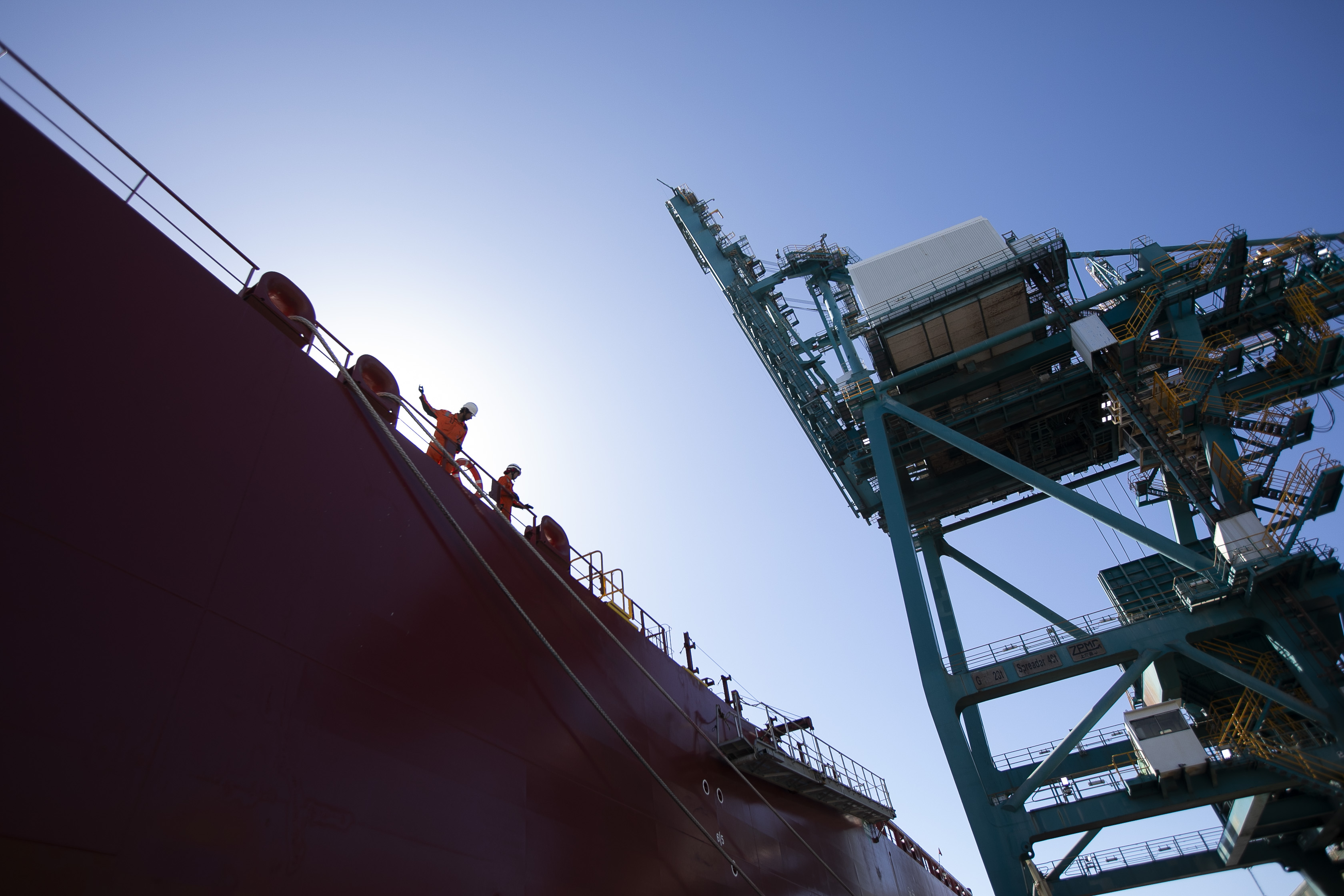 Container crane infrastructure