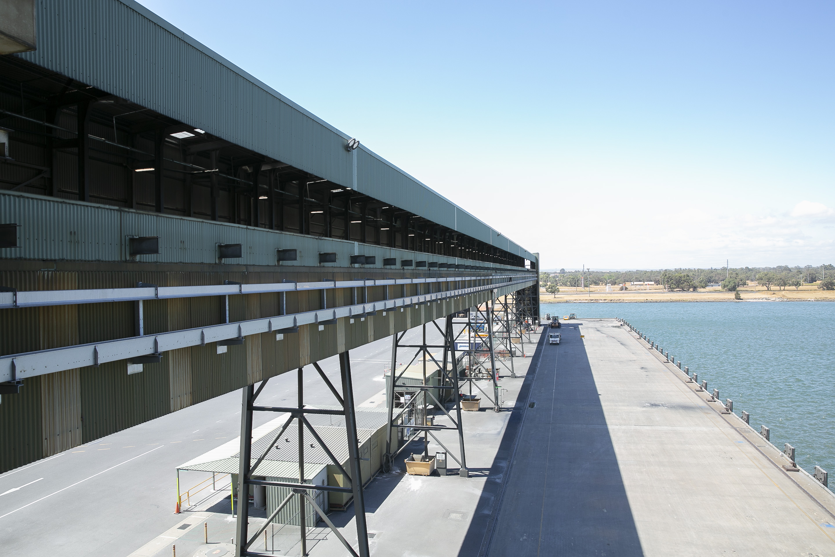 Berth 8 conveyor