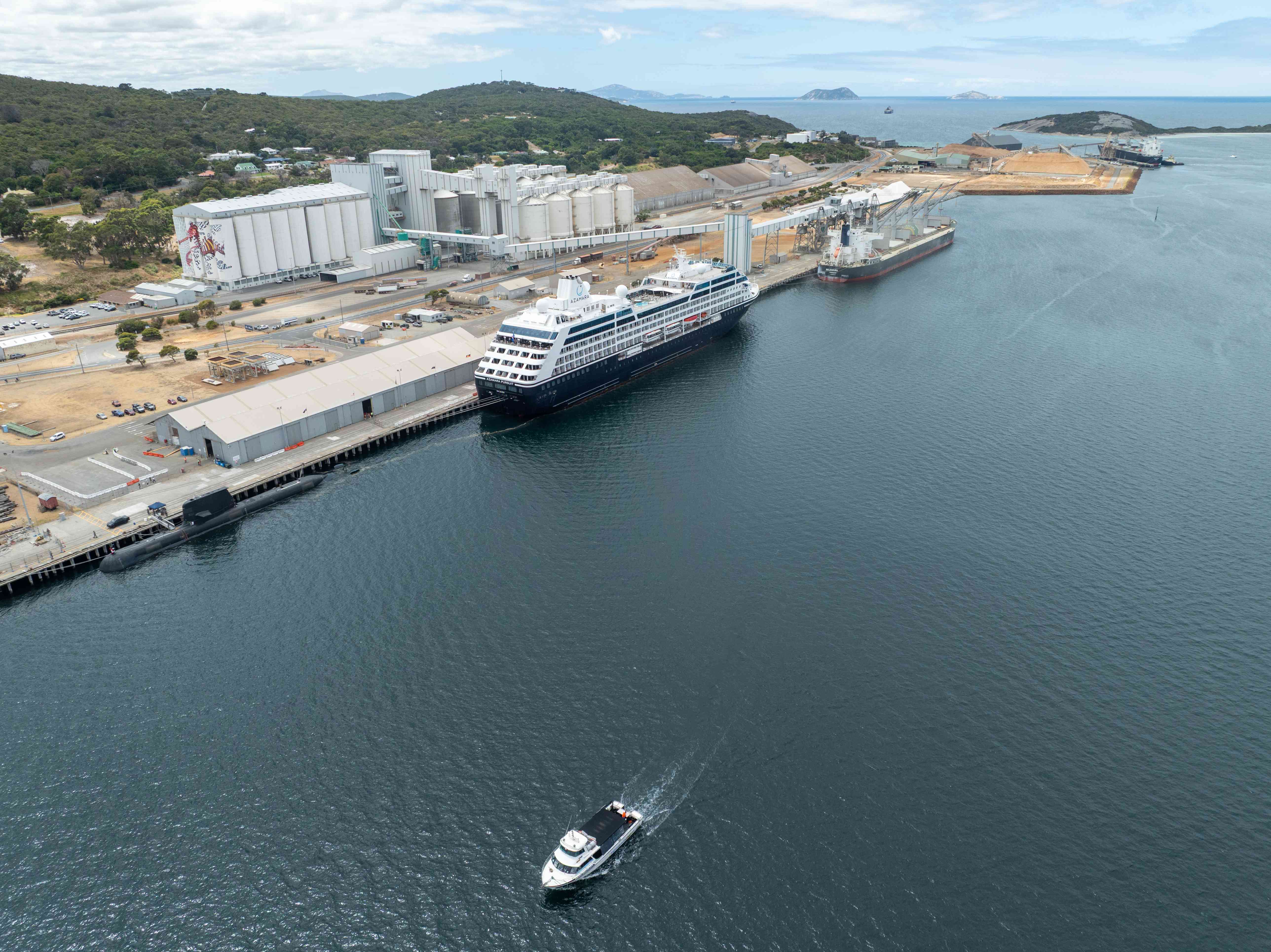 Aerial of Port of Albany