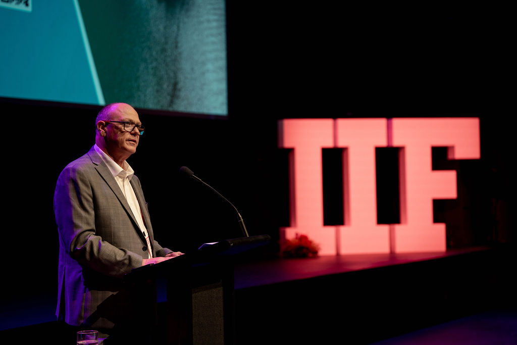 Keith Wilks speaking at IIF