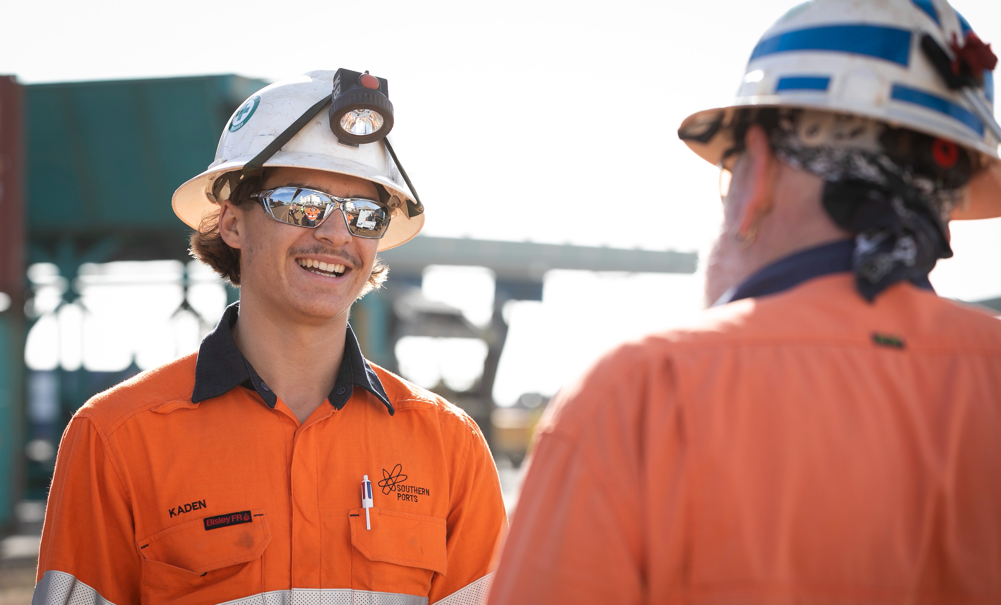 Apprentice in high vis