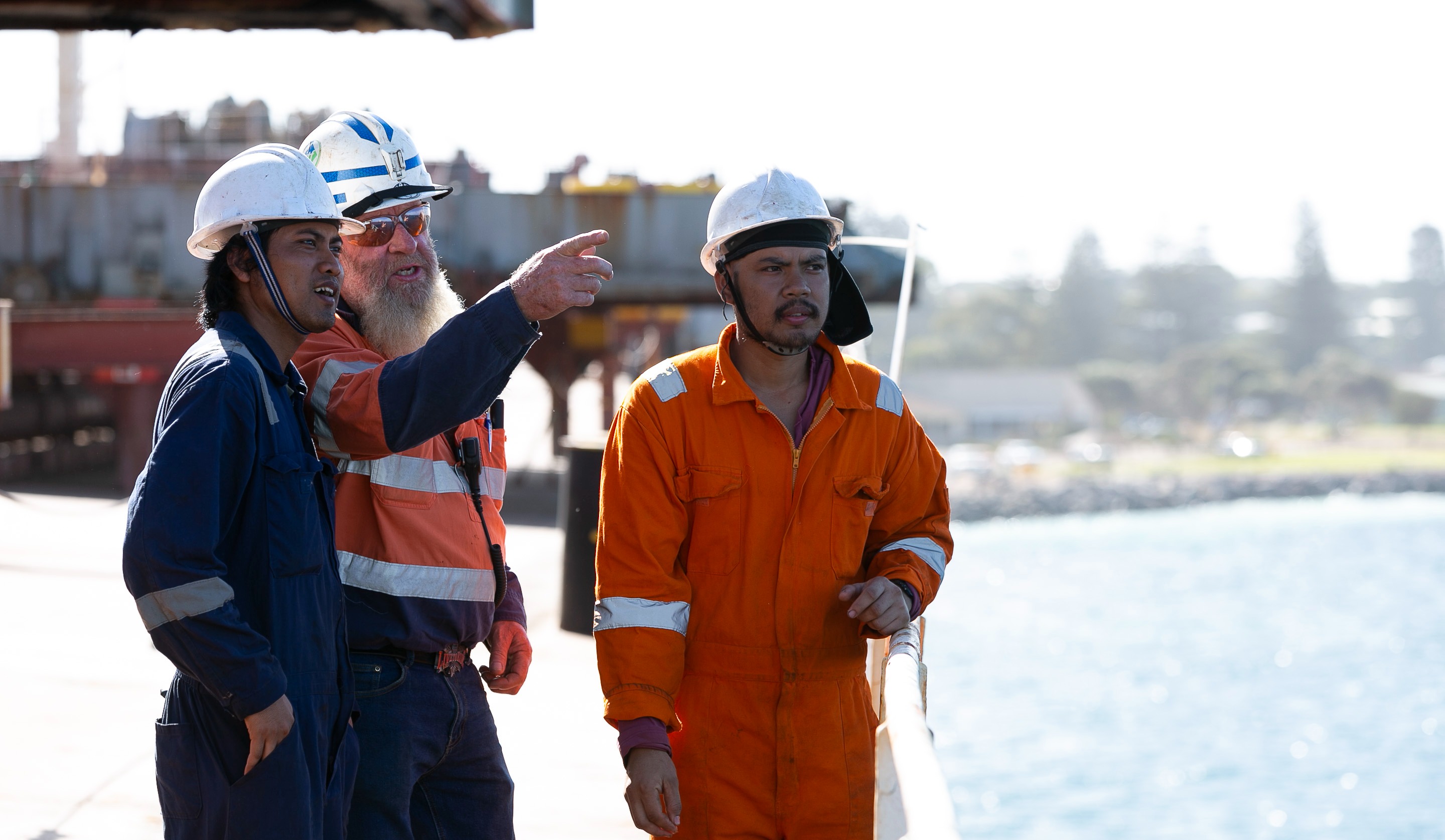 Seafarers and Southern Ports staff member