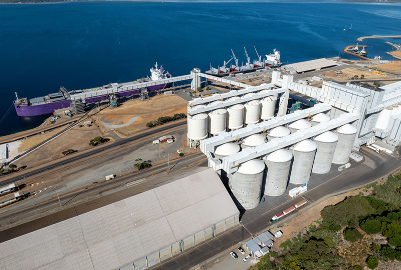 Aerial of Port of Albany