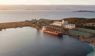 Aerial of Port of Esperance
