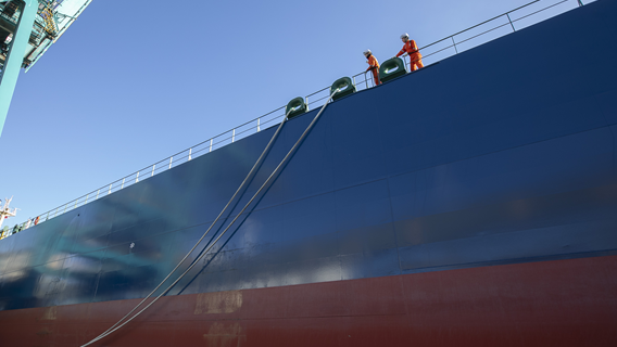 Vessel at the Port of Esperance