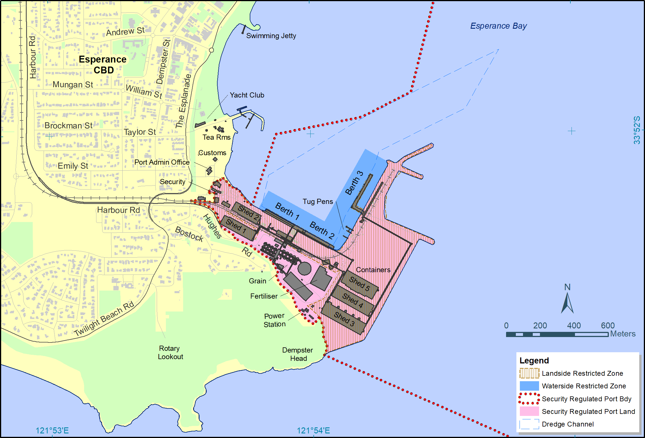 Port of Esperance Security Areas
